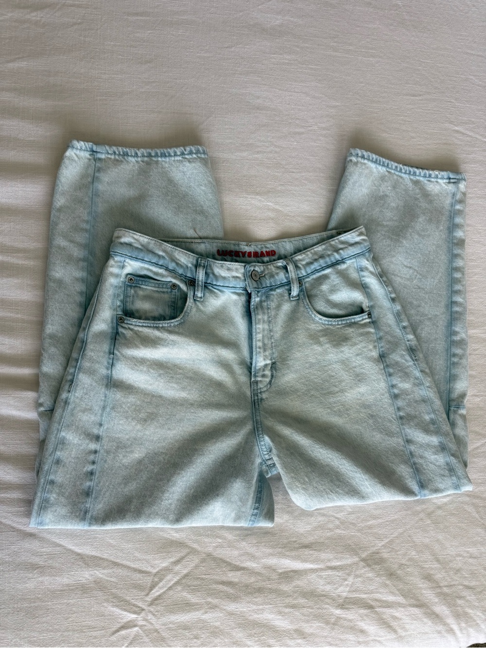 LUCKY BRAND Light Wash Barrel Jeans